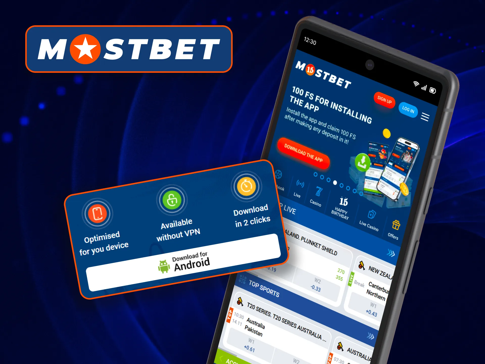 About Mostbet application for android devices.