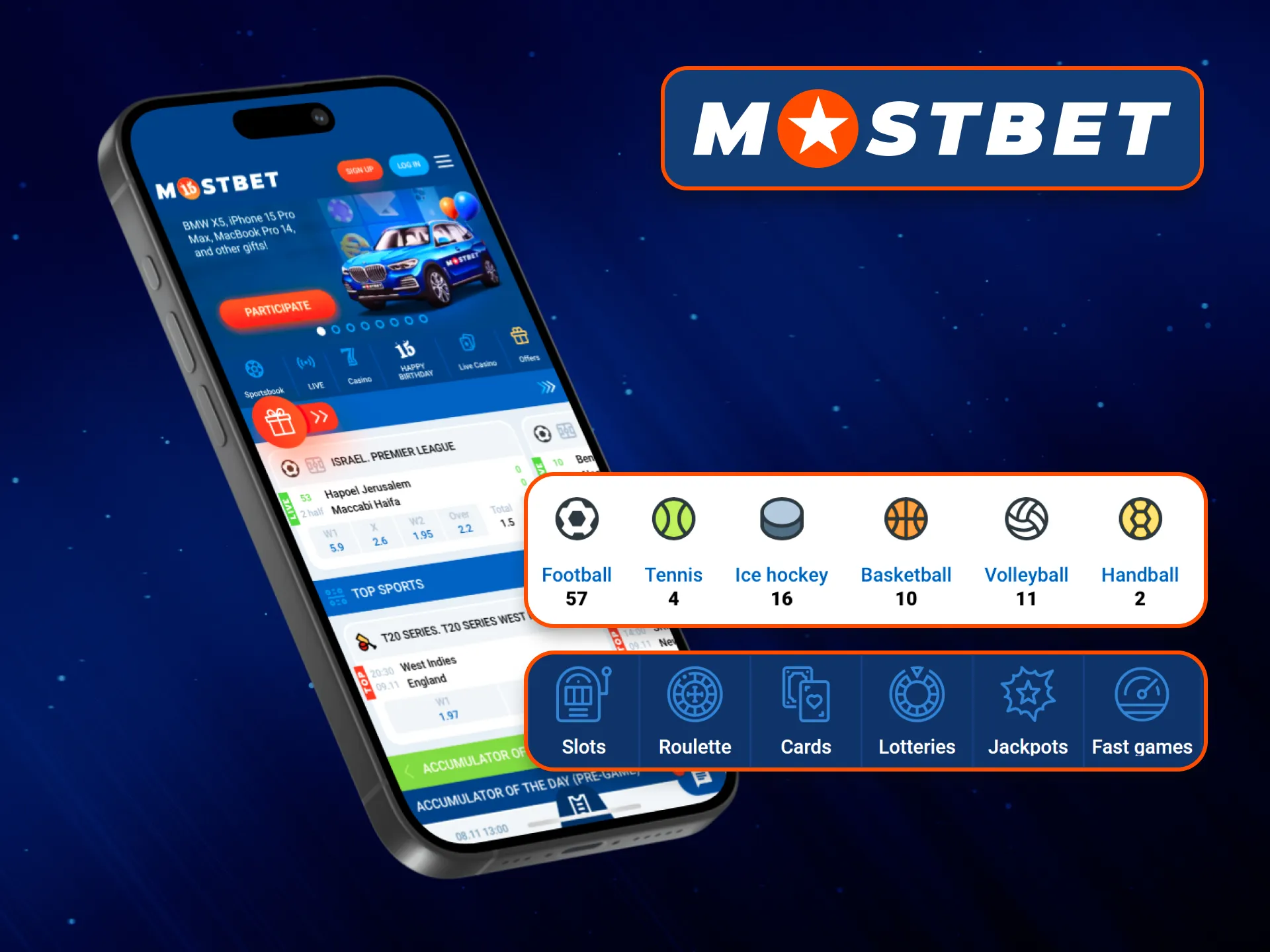 Overview of the Mostbet Bangladesh mobile application.
