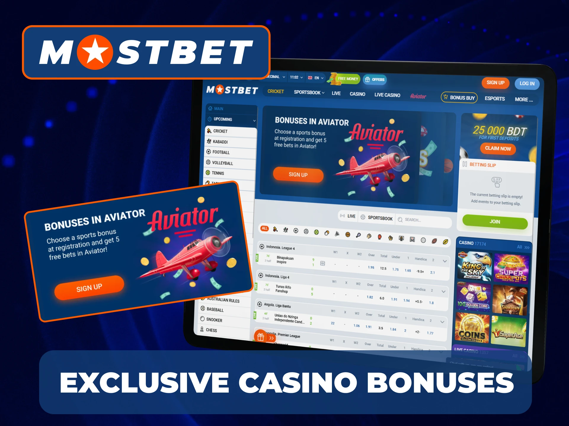 A special bonus for Mostbet Aviator players to improve gameplay.