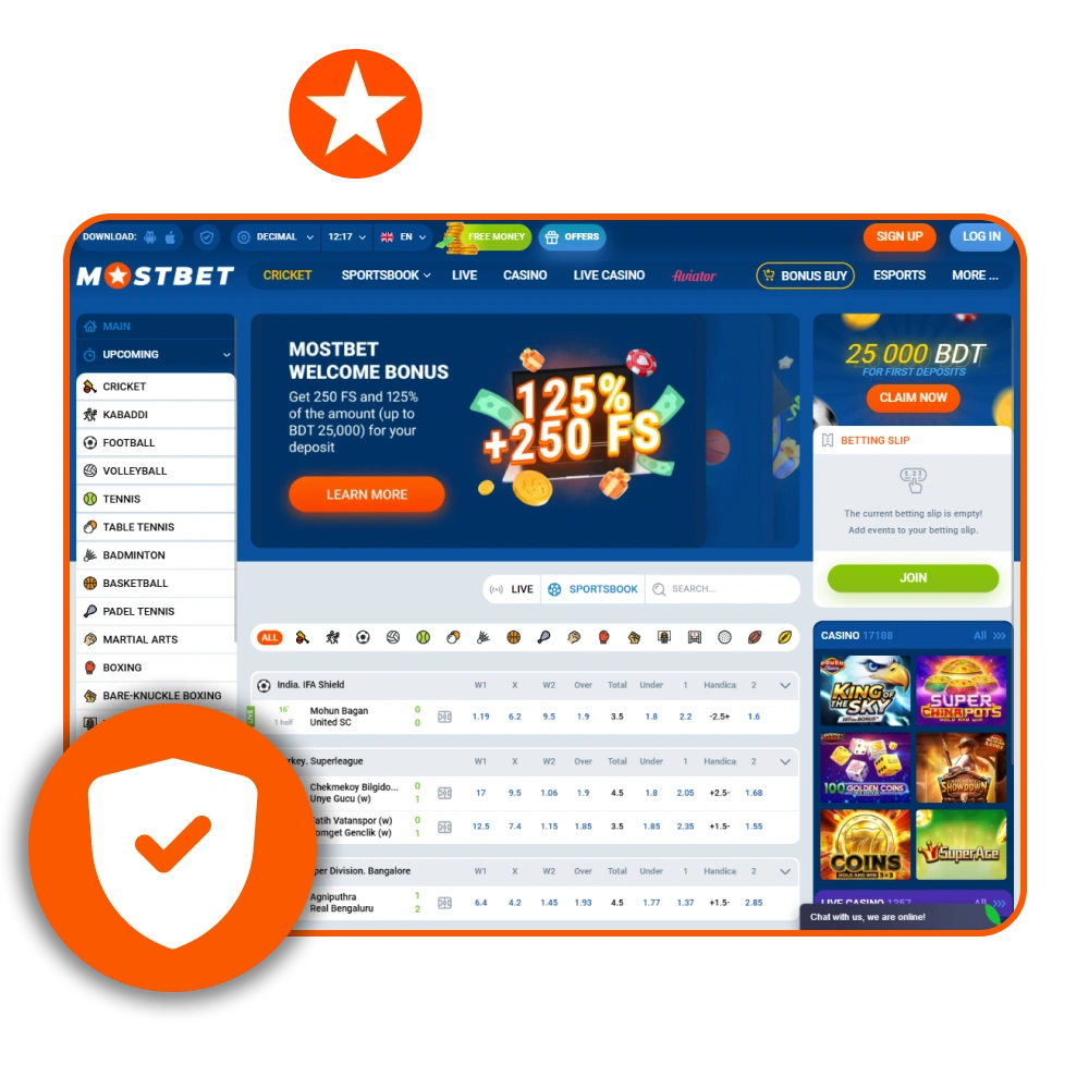 Mostbet is committed to protecting the privacy of its customers.