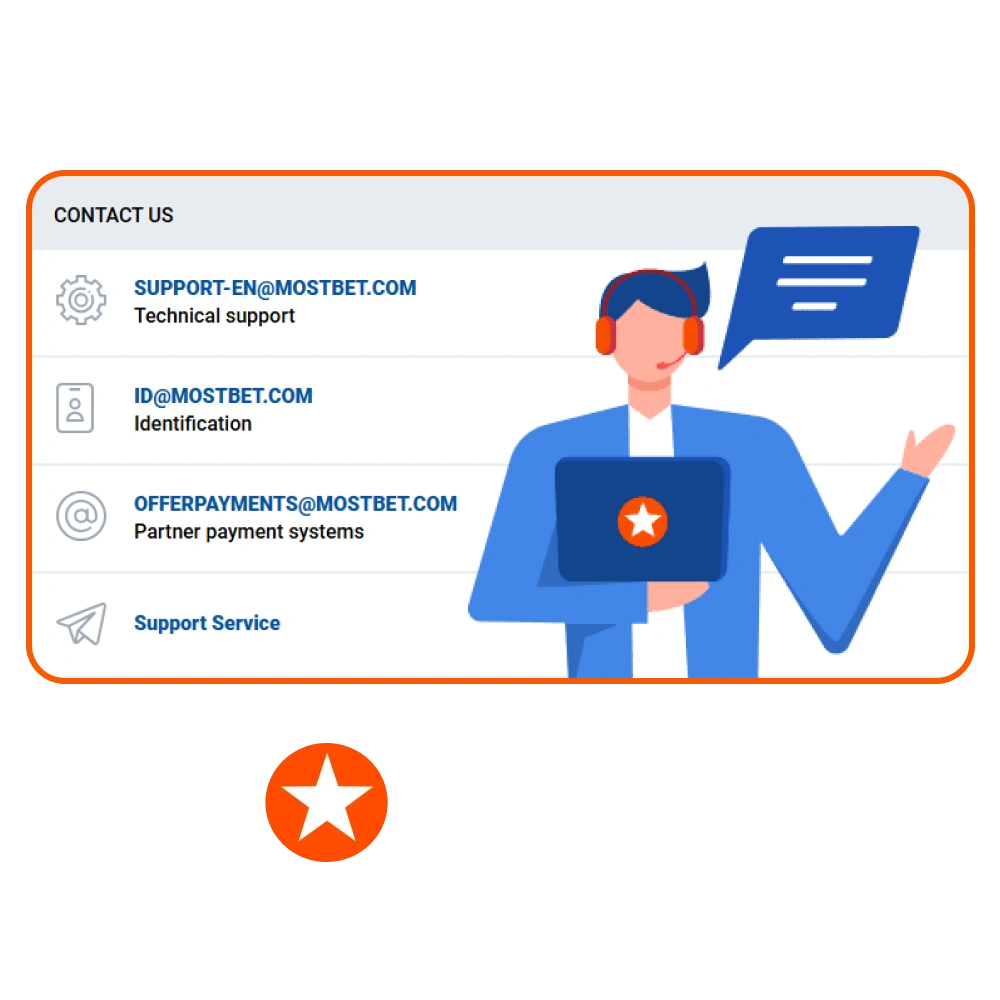 Mostbet customer support team is available 24/7.