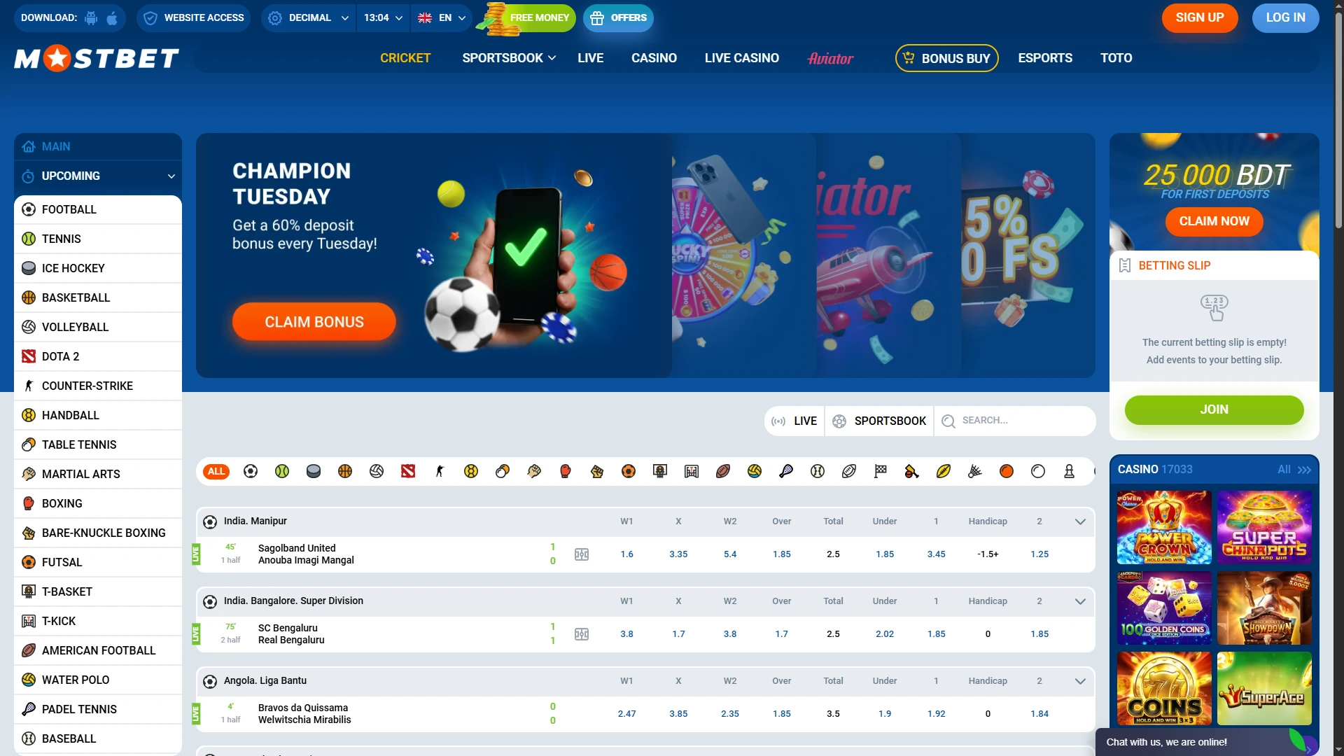 Play and win at Mostbet Bangladesh.