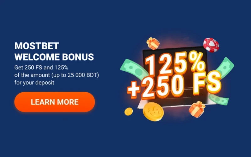 Claim the Casino Welcome Bonus at Mostbet.